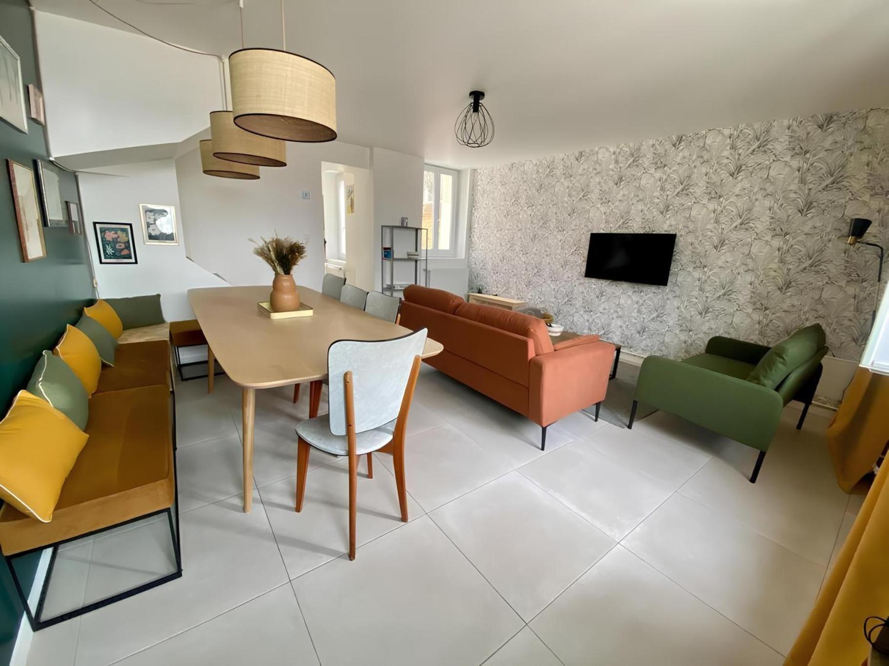 רואן Maison Familiale Avec Exterieur Menage Et Linges Inclus מראה חיצוני תמונה